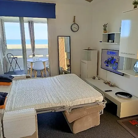 Studio Vue Mer 100 M De La Plage Leucate Exterior photo